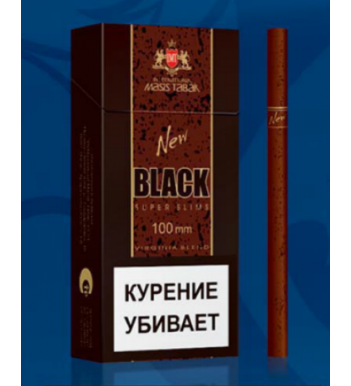 Сигареты "New Black" Super Slims 100mm